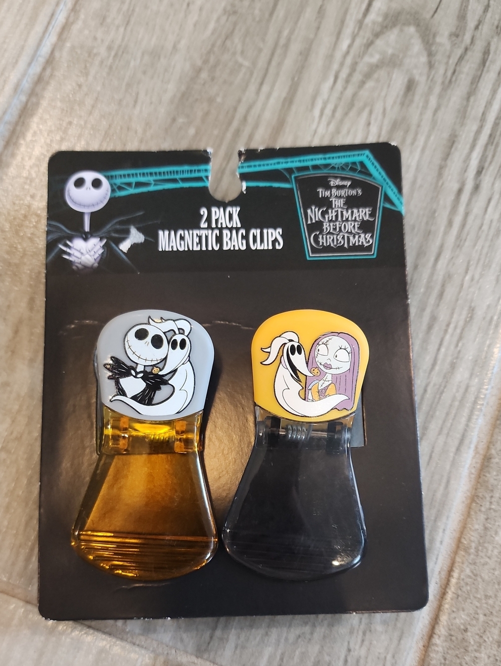 NWT The Nightmare Before Christmas Magnetic Bag Clips